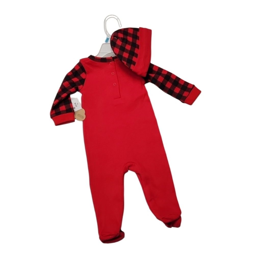 Baby Essentials Holiday Rompers (6M) - Picture 3 of 14